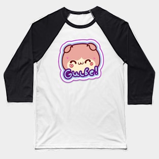 Girl Love Culle Panda Sticker Baseball T-Shirt